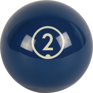 Aramith Continental Replacement Ball – #2 | Golden Break Billiards